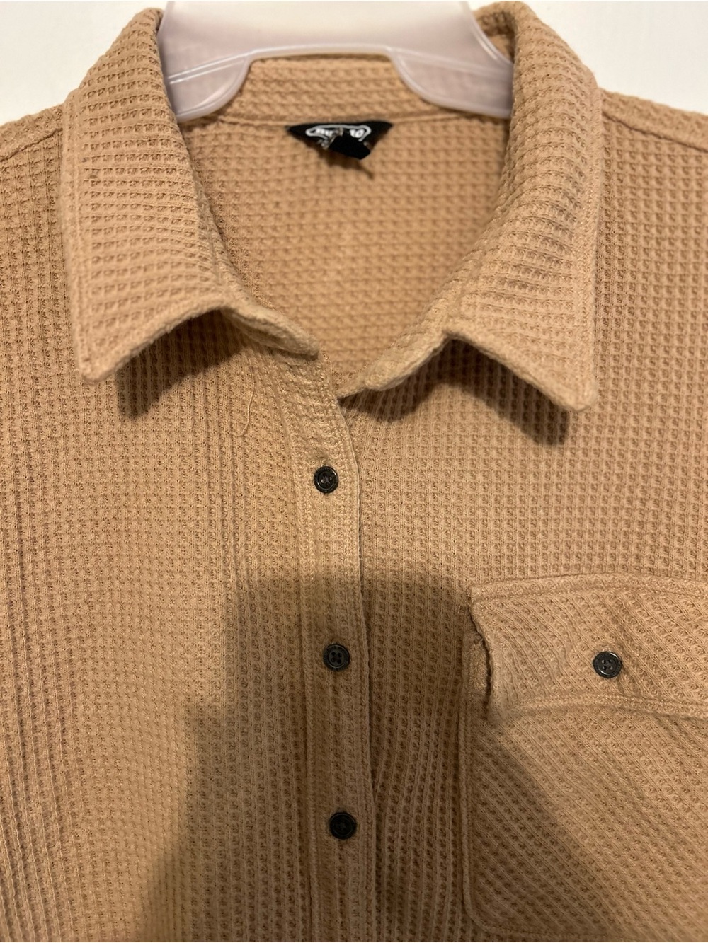Buffalo David Bitton Men's Waffle Cardigan - Tan